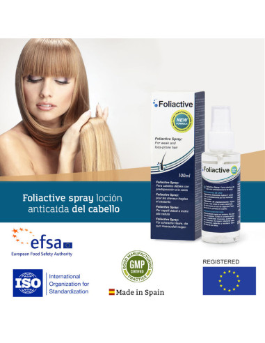 500 COSMETICS FOLIACTIVE SPRAY PARA EVITAR CAIDA CABELLO Y SU CRECIMIENTO