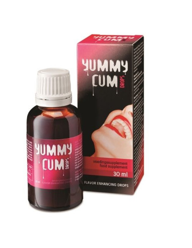 Yummy Cum Drops Complemento Alimenticio en Gotas para Mejorar el Sabor y la Intensidad del Semen