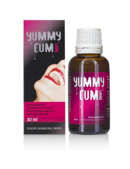 Yummy Cum Drops Complemento Alimenticio en Gotas para Mejorar el Sabor y la Intensidad del Semen Yummy Cum Drops Complemento Alimenticio en Gotas para Mejorar el Sabor y la Intensidad del Semen
