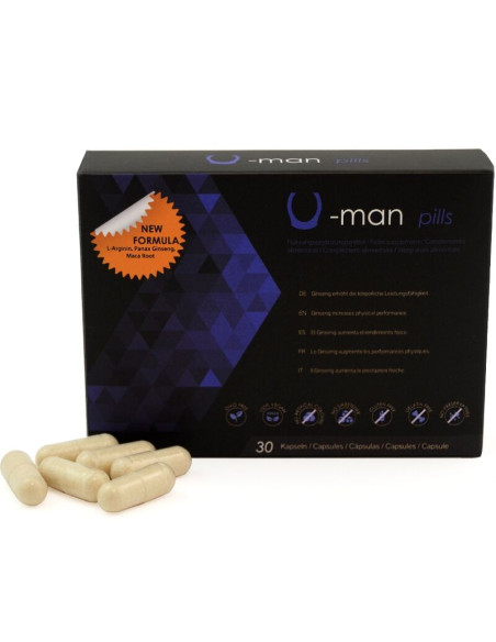U Man Pills Complemento alimenticio para la virilidad masculina U Man Pills Complemento alimenticio para la virilidad masculina