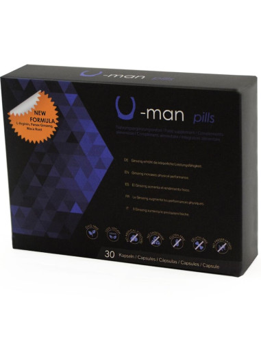 U Man Pills Complemento alimenticio para la virilidad masculina