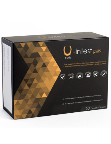 U INTEST Pills Complemento alimenticio para el cuidado digestivo e intestinal