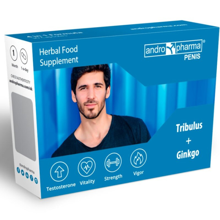 Andropharma Penis Complemento alimenticio herbal para el bienestar masculino