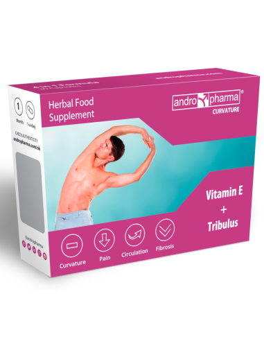 Andropharma Curvature Complemento alimenticio para el bienestar masculino