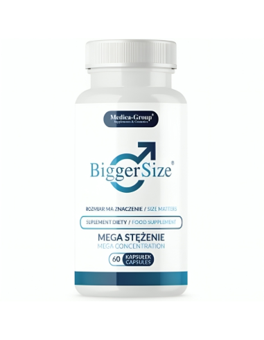 BiggerSize Complemento Alimenticio Natural para Potenciar la Vitalidad y la Energia Masculina