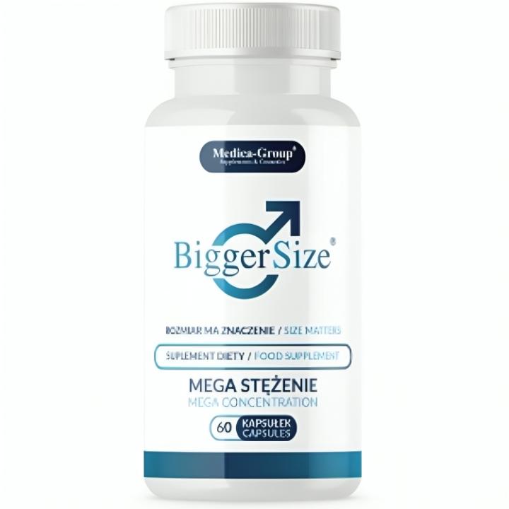 BiggerSize Complemento Alimenticio Natural para Potenciar la Vitalidad y la Energia Masculina