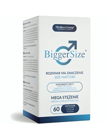 BiggerSize Complemento Alimenticio Natural para Potenciar la Vitalidad y la Energia Masculina