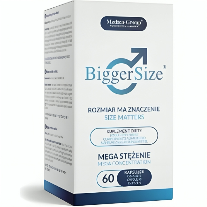 BiggerSize Complemento Alimenticio Natural para Potenciar la Vitalidad y la Energia Masculina
