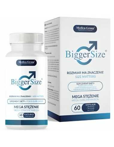 BiggerSize Complemento Alimenticio Natural para Potenciar la Vitalidad y la Energia Masculina