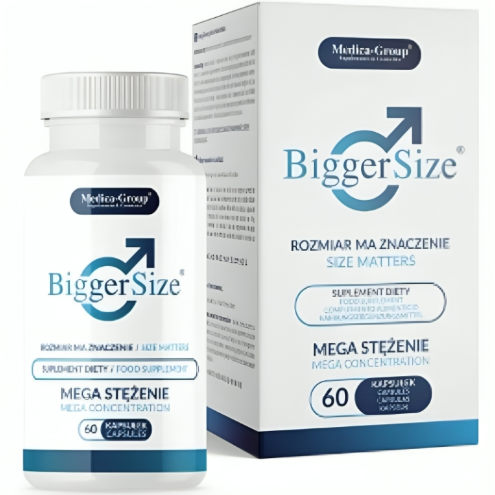 BiggerSize Complemento Alimenticio Natural para Potenciar la Vitalidad y la Energia Masculina