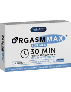 Orgasm Max For Men Complemento Alimenticio Natural para Potenciar la Vitalidad y el Rendimiento Sexual Masculino