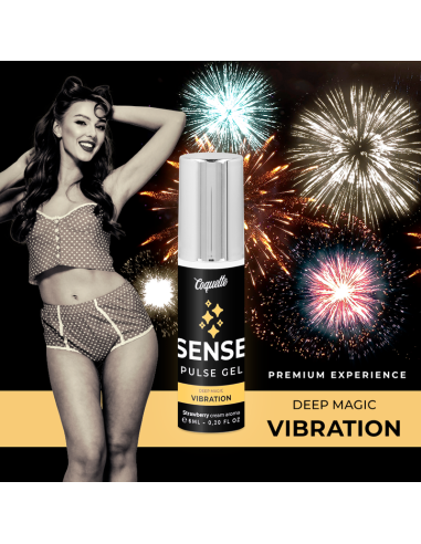 COQUETTE CHIC DESIRE PULSE GEL FRESA VIBRACION LIQUIDA PREMIUM 6ML