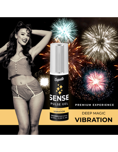 COQUETTE CHIC DESIRE PULSE GEL FRESA VIBRACION LIQUIDA PREMIUM 6ML COQUETTE CHIC DESIRE PULSE GEL FRESA VIBRACION LIQUIDA PREMIUM 6ML