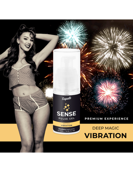 COQUETTE CHIC DESIRE PULSE GEL FRESA VIBRACION LIQUIDA PREMIUM 15ML COQUETTE CHIC DESIRE PULSE GEL FRESA VIBRACION LIQUIDA PREMIUM 15ML