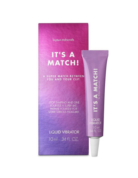BIJOUX ITS A MATCH VIBRADOR LIQUIDO 10 ML BIJOUX ITS A MATCH VIBRADOR LIQUIDO 10 ML