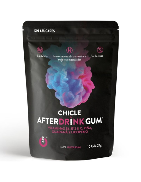 WUG After Drink El chicle funcional que te ayuda a recuperar energia tras la noche WUG After Drink El chicle funcional que te ayuda a recuperar energia tras la noche