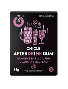 WUG After Drink El chicle funcional que te ayuda a recuperar energia tras la noche 2