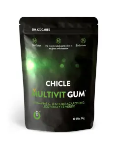 WUG Multivit Gum El chicle funcional que refuerza tus defensas cada dia