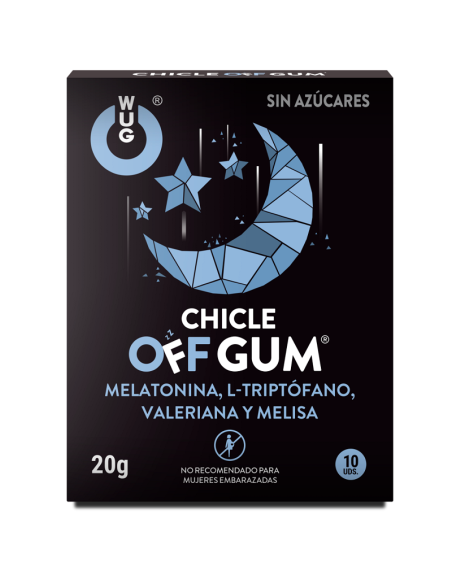 WUG Off Gum El chicle funcional que te ayuda a relajarte y dormir mejor WUG Off Gum El chicle funcional que te ayuda a relajarte y dormir mejor