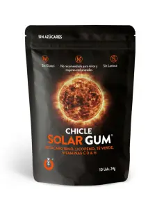 WUG Solar Gum El chicle que prepara tu piel para el sol