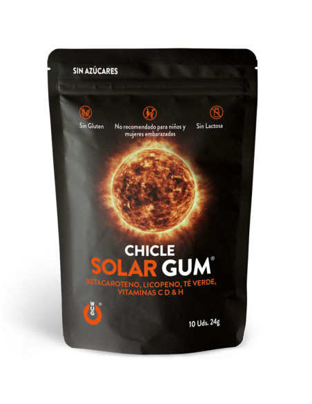 WUG Solar Gum El chicle que prepara tu piel para el sol