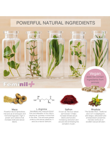Feminil Complemento alimenticio para la libido femenina Feminil Complemento alimenticio para la libido femenina