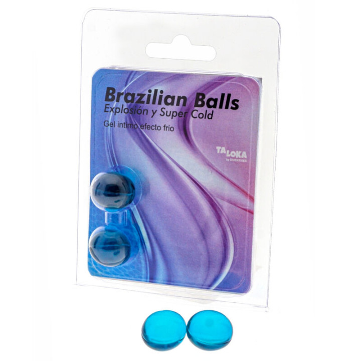TALOKA BRAZILIAN BALLS GEL EXCITANTE EFECTO FRIO 2 BOLAS