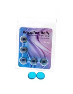 TALOKA BRAZILIAN BALLS GEL EXCITANTE EFECTO FRIO 5 BOLAS