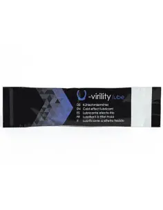 500 COSMETICS U VIRILITY LUBE LUBRICANTE EFECTO FRIO 10 X 5 ML 2