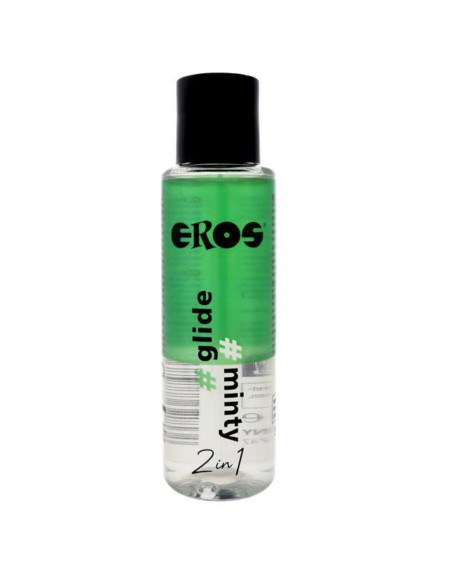 EROS LUBRICANTE 2 EN 1 GLIDE MINTY BASE DE SILICONA 100 ML EROS LUBRICANTE 2 EN 1 GLIDE MINTY BASE DE SILICONA 100 ML
