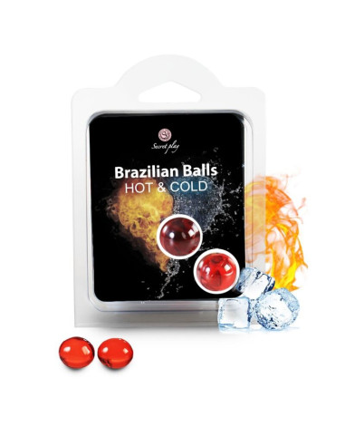 SECRETPLAY BRAZILIAN BALLS EFECTO CALOR FRIO 2 UNIDADES