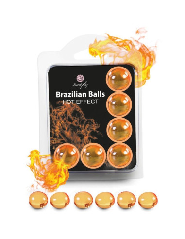 SECRETPLAY SET 6 BRAZILIAN BALLS EFECTO CALOR