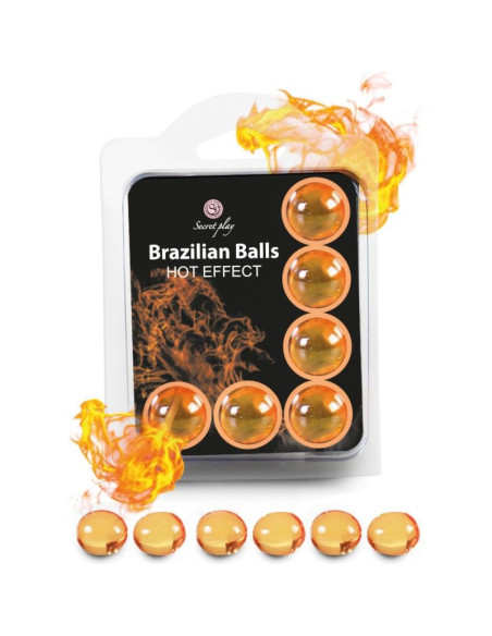 SECRETPLAY SET 6 BRAZILIAN BALLS EFECTO CALOR SECRETPLAY SET 6 BRAZILIAN BALLS EFECTO CALOR