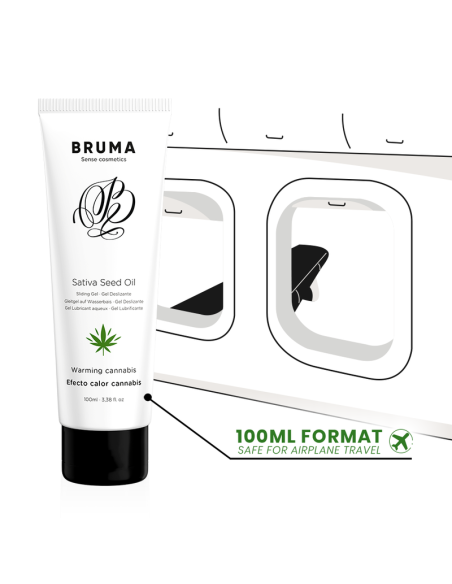 BRUMA GEL DESLIZANTE CON ACEITE DE SEMILLA EFECTO CALOR SABOR CANNABIS 100 ML BRUMA GEL DESLIZANTE CON ACEITE DE SEMILLA EFECTO CALOR SABOR CANNABIS 100 ML