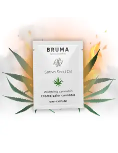 BRUMA 6 ML GEL DESLIZANTE CON ACEITE DE SEMILLA EFECTO CALOR SABOR CANNABIS