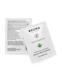 BRUMA 6 ML GEL DESLIZANTE CON ACEITE DE SEMILLA EFECTO CALOR SABOR CANNABIS 2