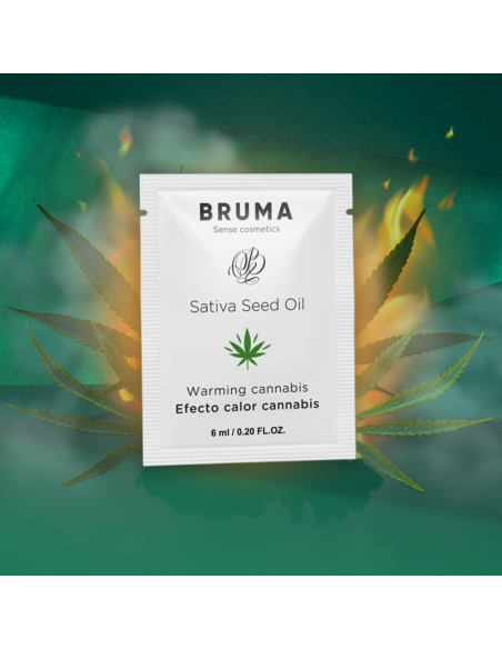 BRUMA 6 ML GEL DESLIZANTE CON ACEITE DE SEMILLA EFECTO CALOR SABOR CANNABIS BRUMA 6 ML GEL DESLIZANTE CON ACEITE DE SEMILLA EFECTO CALOR SABOR CANNABIS