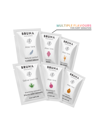 BRUMA 6 ML GEL DESLIZANTE CON ACEITE DE SEMILLA EFECTO CALOR SABOR CANNABIS