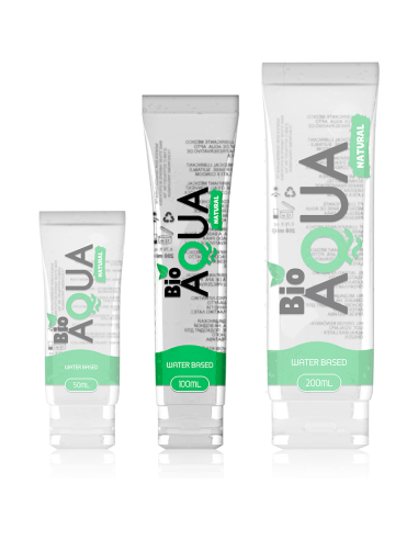 BIOAQUA LUBRICANTE INGREDIENTES NATURALES BASE AGUA 100 ML