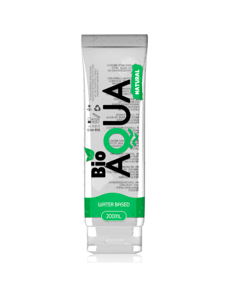 BIOAQUA LUBRICANTE INGREDIENTES NATURALES BASE AGUA 200 ML BIOAQUA LUBRICANTE INGREDIENTES NATURALES BASE AGUA 200 ML