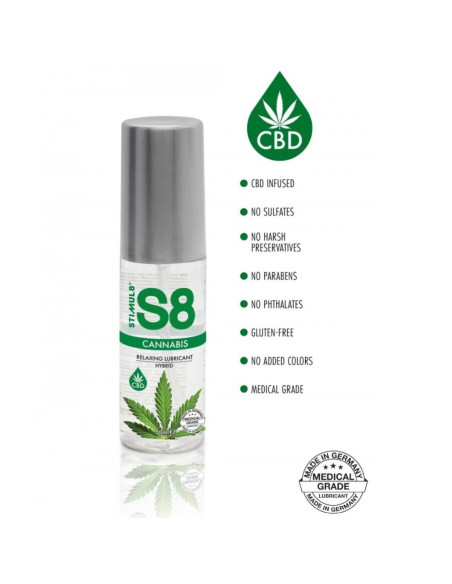 STIMUL8 S8 LUBRICANTE HIBRIDO CANNABIS 50 ML STIMUL8 S8 LUBRICANTE HIBRIDO CANNABIS 50 ML