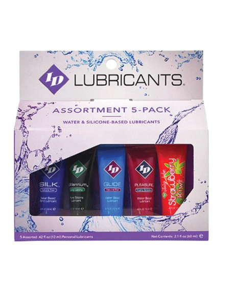 ID JUICY LUBE SURTIDO 5X LUBRICANTE TUBE PACK 12 ML ID JUICY LUBE SURTIDO 5X LUBRICANTE TUBE PACK 12 ML