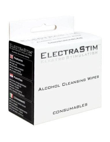 ELECTRASTIM TOALLITAS HIGIENICAS CON ALCOHOL 10 UNIDADES