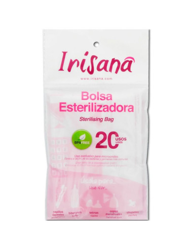 IRISANA BOLSA ESTERILIZADORA COPA VAGINAL 1 UNIDAD