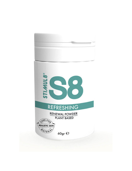 STIMUL8 S8 REFRESHING POLVO RENOVADOR NATURAL 60 GR STIMUL8 S8 REFRESHING POLVO RENOVADOR NATURAL 60 GR