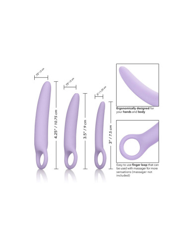 CALEXOTICS DR LAURA BERMAN ALENA SET DE 3 DILATADOR VAGINAL SILICONA