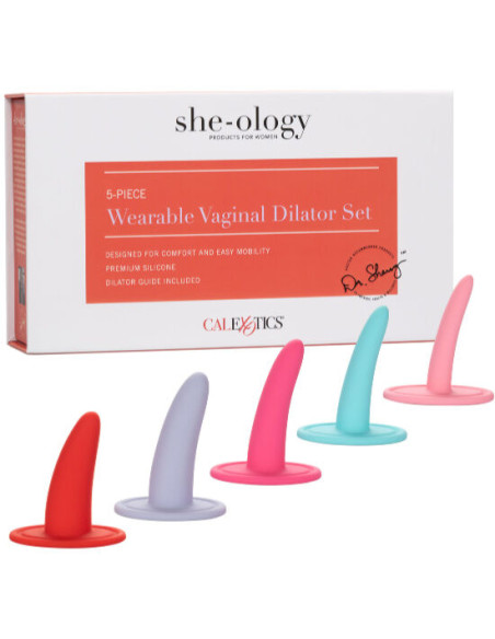 CALEXOTICS KIT 5PC DILATADORES VAGINALES O ANALES MULTICOLOR CALEXOTICS KIT 5PC DILATADORES VAGINALES O ANALES MULTICOLOR