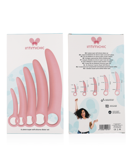 INTIMICHIC SET 5 PIEZAS DILATADOR SILICONA INTIMICHIC SET 5 PIEZAS DILATADOR SILICONA