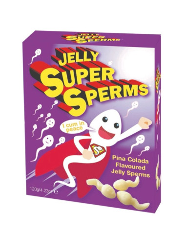 SPENCER FLEETWOOD JELLY SUPER SPERM GOMINOLAS FORMA ESPERMA 120 GR