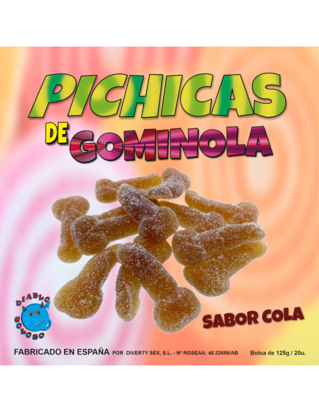 DIABLO GOLOSO PICHITAS DE GOMINOLA COLA DIABLO GOLOSO PICHITAS DE GOMINOLA COLA